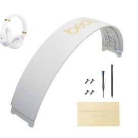 Studio 3 Head Band Replacement Accessories,Studio 3 Wireless Headphones Replacement Top Headband Parts with Repair Kit (-White Color)