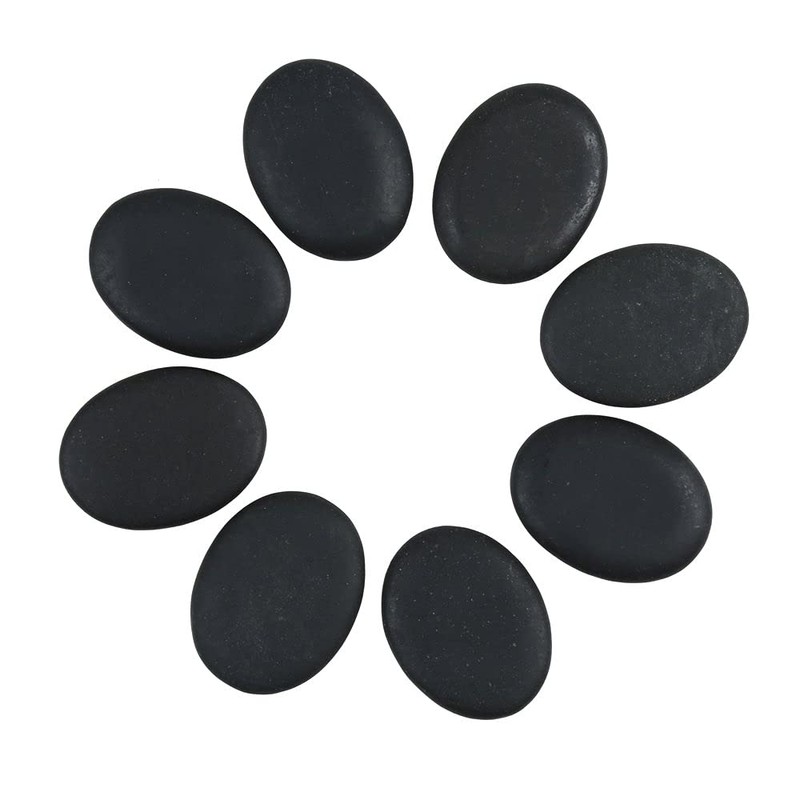 Windfulogo 8 Pieces Professional Small Massage Hot Massage Stones Hot