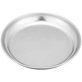 Endoshoji BML03014 Fried Kasu Fried, Silver, 5.5 inches (14 cm), Commercial Use, Round Plate for the Market