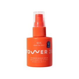 Tower 28 SOS Intensive Rescue Serum | Reduce Redness | Hypochlorous Acid Serum for Sensitive Skin | Target Blemishes and Irritation | 2 Fl Oz
