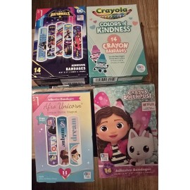 Unbranded 4 BOXES BANDAIDS 14 IN EACH BOX
