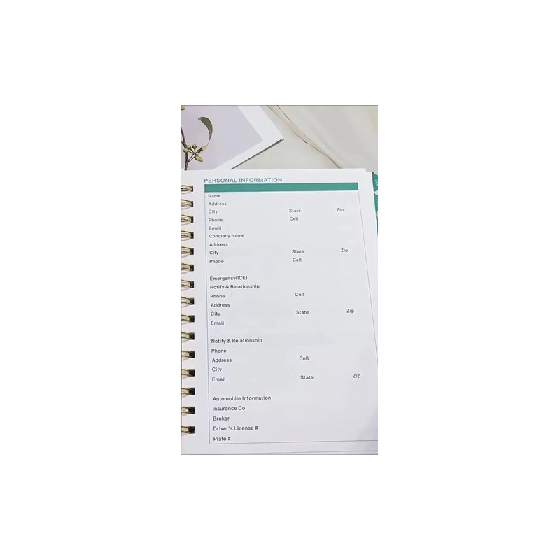 Agenda Diaria 2026 A5 con Espiral y Tapa Impermeable