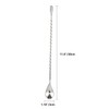 304 Stainless Steel Cocktail Stirring Spoon 12 Inch - Twisted