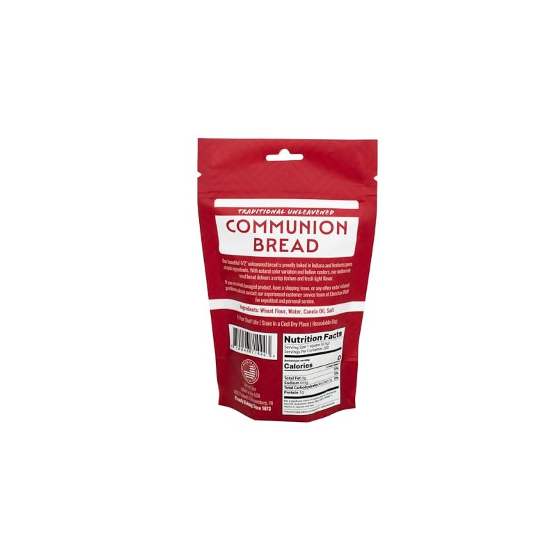 Unleavened Bread for Communion (200 pieces)