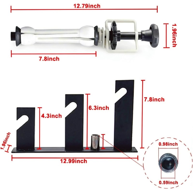 Fotoconic 3 Roller Wall Mounting Manual Background Support System, Including