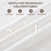 HOMLYNS LuxeHeat Electric Heated Mattress Pad Queen Size Zoned Dual