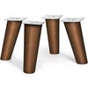AORYVIC Wood Furniture Legs 6 inch Angled Couch Legs Slanted