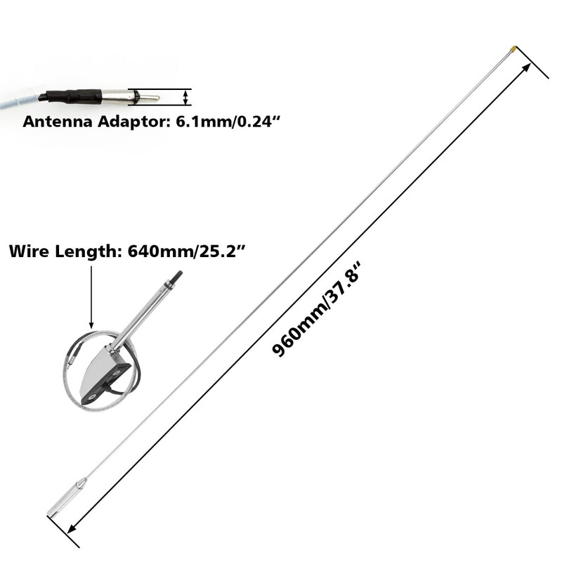 TCMT Antenna Kit Audio Comfort Navi Fits For Honda Glodwing