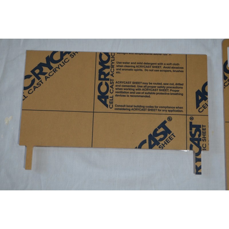 Jax racks Fluidized media sump K1/K2 (Clear cast acrylic) -