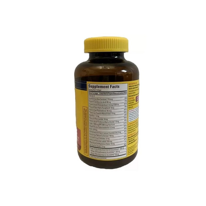 Nature Made Prenatal Multi + 200mg DHA and Folic Acid,