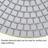 uxcell Diamond Polishing Pad 7-Inch 100 Grits Wet/Dry Grinding for