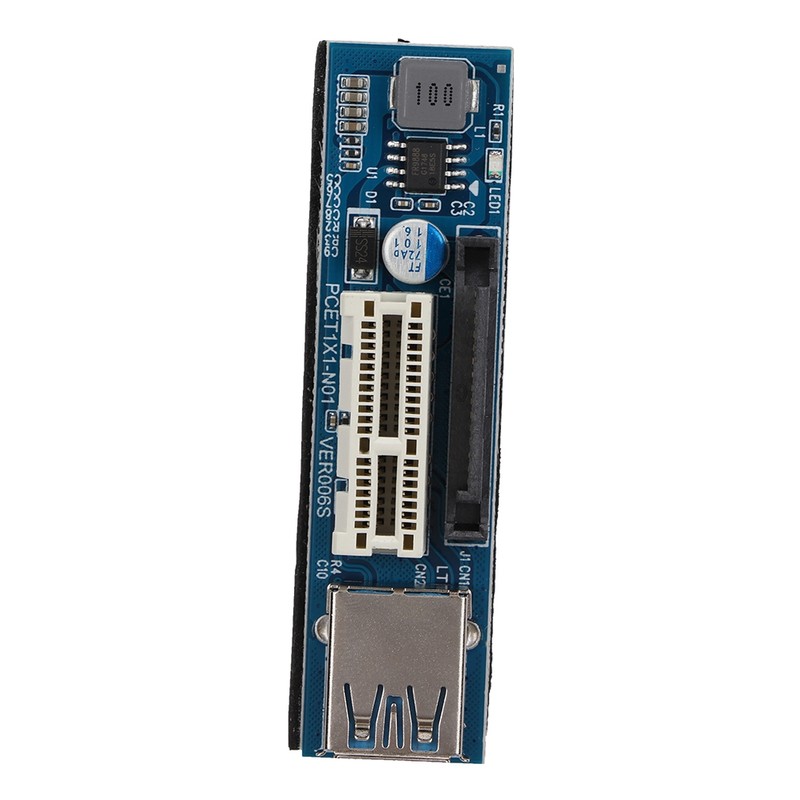 PCI-E 1X Extension Cable Cord Riser Card Power USB Extender