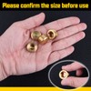 LEONTOOL NPT Male Pipe Plug Fitting Set 3/8" 10pcs Brass