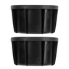 2pcs Console Box Cup Holder Insert Rubber Material for 2006-2012