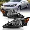 TUSDAR Headlight Assembly Fits 2002 2003 2004 Toyota Camry, Driver