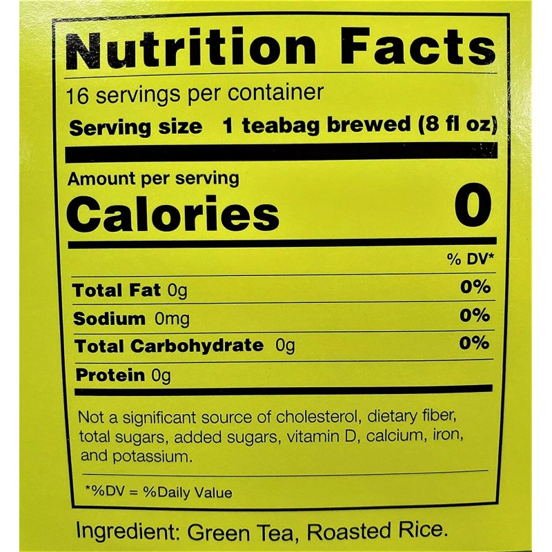 Yamamotoyama Genmai-cha Green Tea w/ Roasted Rice (3 Pack, Total