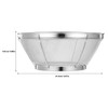 SHOWERORO Stainless Steel Rice Washing Sieve 8.5 Inch Fine Mesh