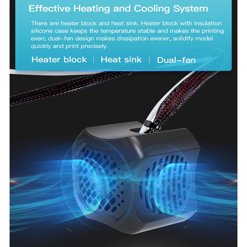 Creality Ender 3 V2 - Extrusora termoplástica (kit de accesorios
