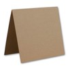 25 x Vintage Kraft Paper Folding Cards Square - 150