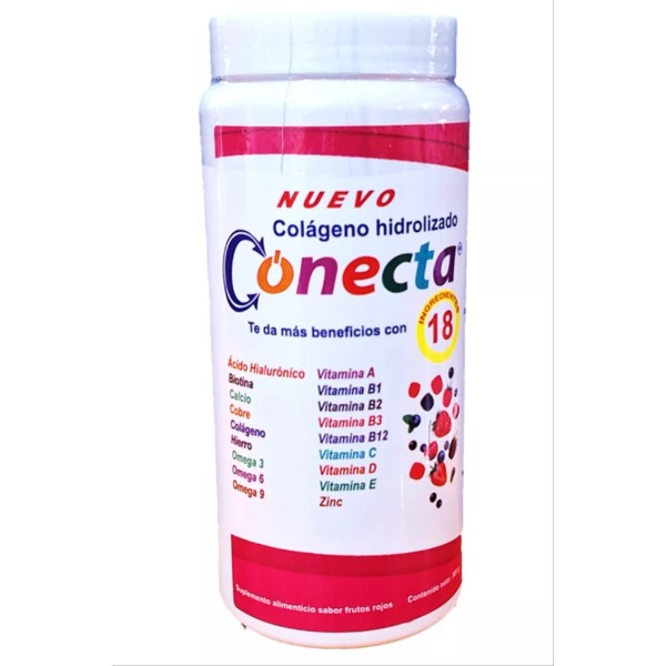 Conecta Colageno Hidrolizado Conecta Vitamina B C D E Omega 3 6 9