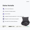 Wolkenfeld Cushion cover 70 x 90 cm, grey anthracite -