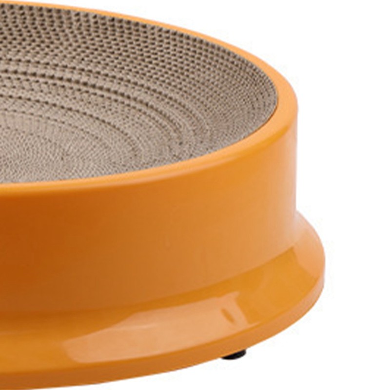 Cat Scratcher Bed with Replaceable Scratching Board Large Round Shape