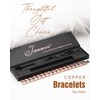 Jecanori 3X Strength Copper Magnetic Bracelet for Men with Adjust