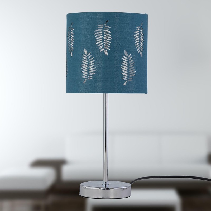 Set of 2 Teal Table Lamp Shades, Lampshades for Table