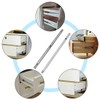 Yoohey 6 Pairs Metal 12 Inch Drawer Slides, Ball Bearing