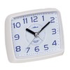 Atlanta 1979-0 Alarm Clock without Ticking with Light Analogue White