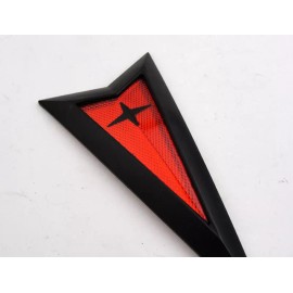 GTOG8TA 2008 2009 Pontiac G8 GT GXP Front Arrow Emblem Bumper 08-09 BLACK Arrowhead