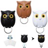 Llavero, Llaves de Búho con Diseño, 3 Soportes para Búho,