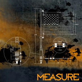 NR NIRIDER Nirider 2Ft Led Whip Lights With Flag Pole Remote Control Spiral Rgb C