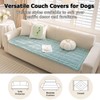FUNNY FUZZY Pet Couch Covers for Sofa, Washable Dog Couch