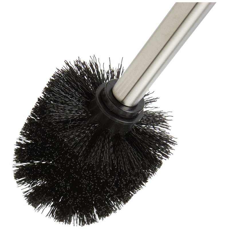 Tiger Toilet Brush and Holder, Stainless steel, 9.3 x 35.6
