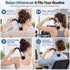 U-Shaped Massage Gun for Back & Body – Extended Handle