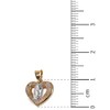 Doble O Joyerias - Medalla Corazón Virgen de Guadalupe en