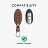 kwmobile Car Key Case Compatible with Nissan 3-Button Car Key