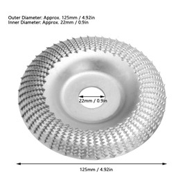 Grinding Wheel 125mm Grinder Disc Efficient Safe Carving Tool for Woodworkers