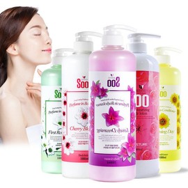 Clean Beauty Inn Perfume Body Wash 1000ml 1+1 total 2000ml large capacity / 청정미인 퍼퓸 바디워시 1000ml 1+1 총 2000ml 대용량