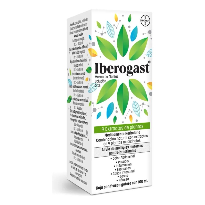 Iberogast Medicina Herbolaria Colitis Y Gastritis 100 Ml