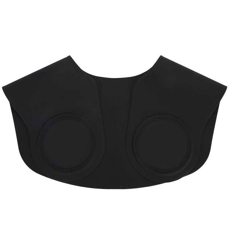 Short Length Hair Cutting Cape Waterproof Silicone Barber Hair Cape