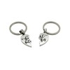Split Hearts 'BEST B*TCHES' Matching Keychains Set for 2 (Stainless