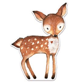 Woodland Animals Cutouts, 40inch Bear Deer Fox Shape, Stand Up Foam Board for Woodland Party Backdrop or Baby Shower Birthday Decorations (Deer)