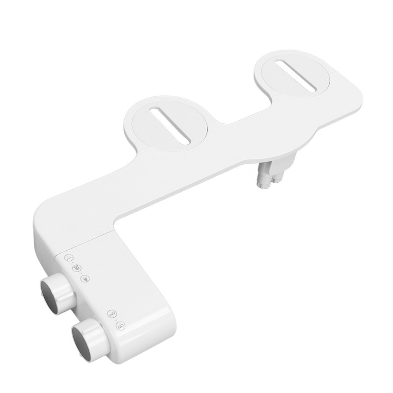 G1/2 Bidet Water Sprayer ABS Dual Nozzle Bathroom Toilet Bidet