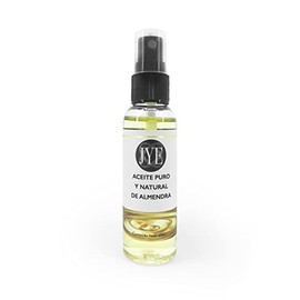 JYE Aceite Puro de Almendras 100% Natural, Aceite de Almendras hidratante para piel y cabello. Hidratación todo tipo de piel. Presentación de 60ml
