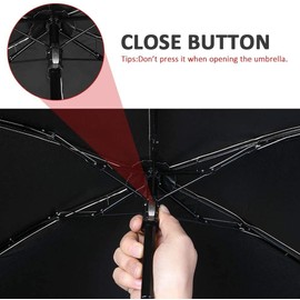 Vicloon umbrella, pocket umbrella, protects against storm, wind, rain and UV rays for travel and car outdoors.
