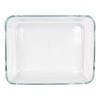 Pyrex 7211 6-Cup Rectangular Glass Storage Container - Made in