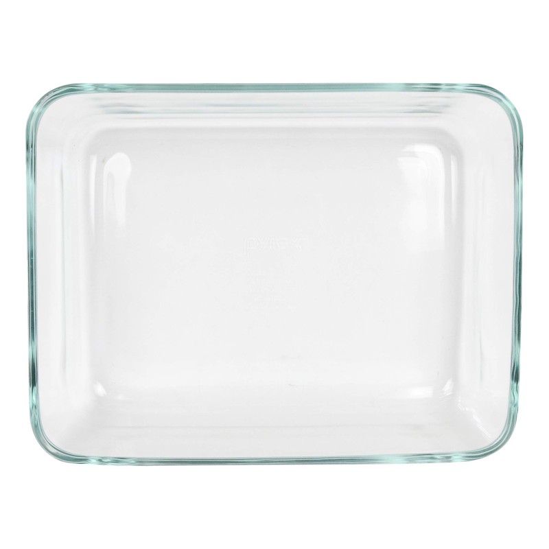 Pyrex 7211 6-Cup Rectangular Glass Storage Container - Made in