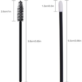 200 Pcs Aplicadores Desechables Maquillaje Cepillos Desechables para Pestañas Cepillos Desechables para Máscara de Pestañas y Labios Cepillo Cejas Desechable Cepillos de Pestañas Cepillo de Pestañas Disposable Eyeshadow Brushes Desechable Cepillos de Pest